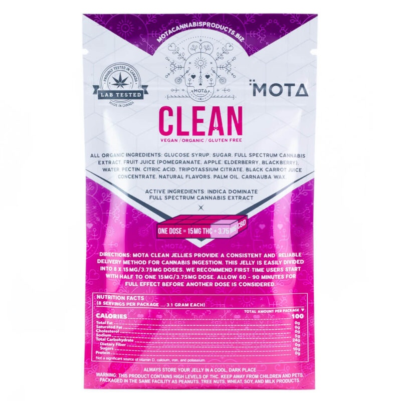 Mota Clean Vegan Organic Jelly - Image 2