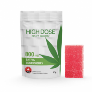 High Dose – SUPER STRENGTH SOUR CHERRY FRUIT GUMMY