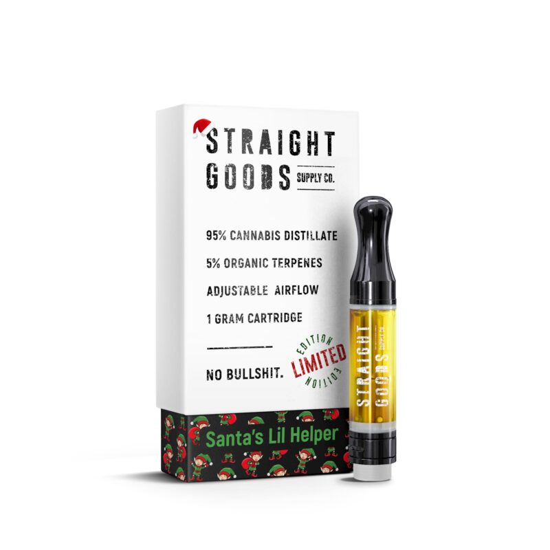Straight Goods 1 Gram Carts – Santa’s Little Helper