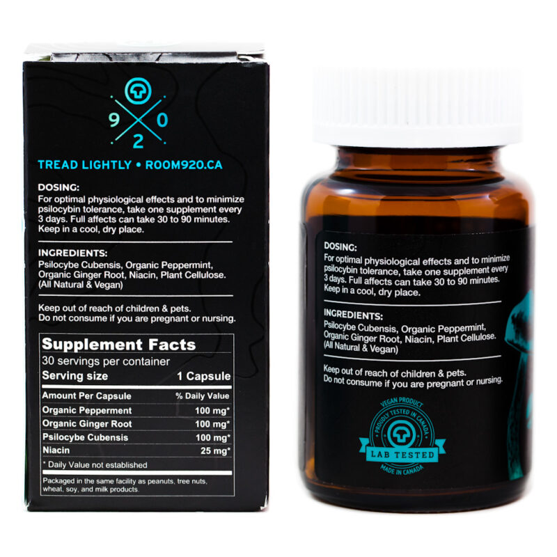 Room 920 Psilocybe Cubensis Capsules 100mg