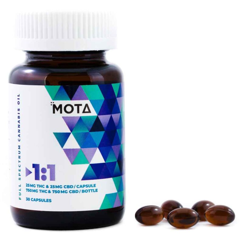 Mota 1:1 Capsules (THC/CBD)