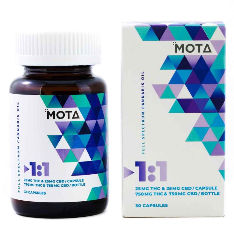 Mota 1:1 Capsules (THC/CBD) - Image 3