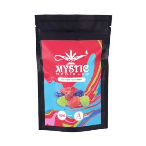 Mystic Medibles – Fruit Pack THC Gummies (500mg THC)