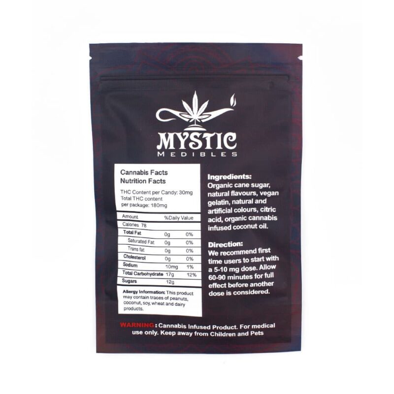 Mystic Medibles – Cannabis Fruit Gummies (180mg THC) - Image 9