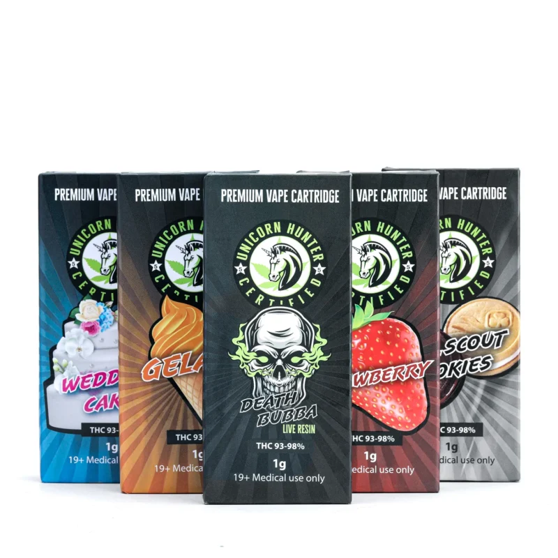 Unicorn Hunter - THC Cartridge (1g) (21 Flavors)