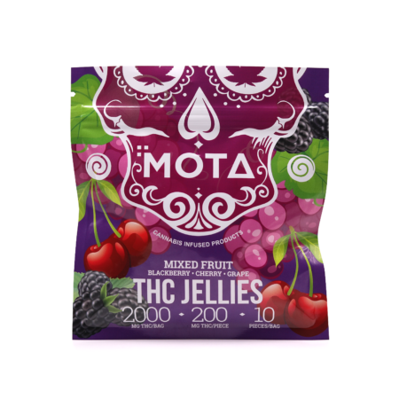 MOTA THC Mixed Fruit Jellies 2000mg THC