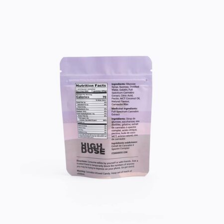 High Dose – THC Gummies 500Mg 7 High Dose Watermelon Back
