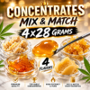 (4 x 28 Grams) Quarter Pound – Concentrates Mix & Match 2 ChatGPT Image Jun 18 2026 11 48 16 PM