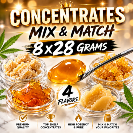 (8 x 28 Grams) Half Pound – Concentrates Mix & Match