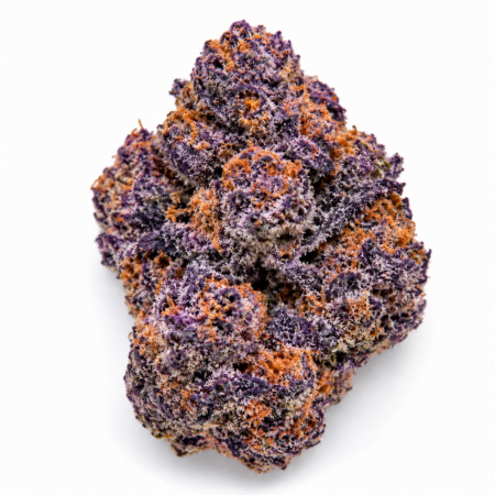 Frosted Purple Cannabis Nug Macro